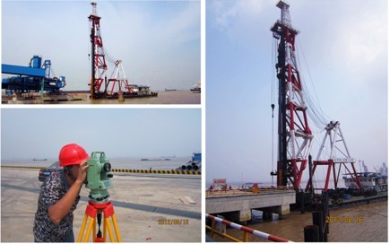 海(hǎi)力2号碼頭、海(hǎi)力6号碼頭鋼護樁沉樁完工(gōng)